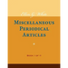 Ellen G. White Miscellaneous Periodical Articles, Book I of II