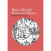 Music in English Renaissance Drama