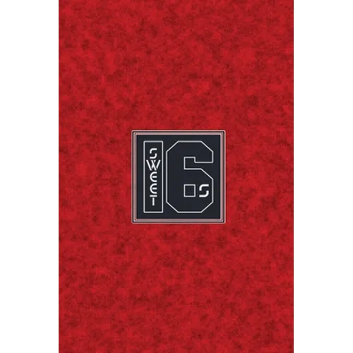 Sweet 16s: Hardcover Rap Notebook Journal For Rappers, Lyrics and Hip Hop Heads - 112 pages and 7x10 Songwritering Journal - Cool Red Book