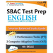 SBAC Test Prep: Grade 7 English Language Arts Literacy (ELA) Common Core Practice Book and Full-length Online Assessments: Smarter Balanced Study Guid