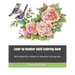 Color By Number Adult Coloring Book: Birds, Butterflies, Animals For Relaxation Coloring Book