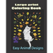 Large Print Coloring Book: Easy Animal Designs: Stress Relieving Designs with Paisley and Mandala Style Patterns, Makes the Best Coloring Gifts f