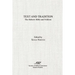 Text and Tradition: The Hebrew Bible and Folklore