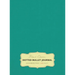Large 8.5 x 11 Dotted Bullet Journal (Teal #7) Hardcover - 245 Numbered Pages