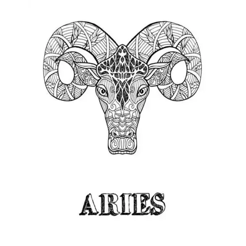 Aries: Coloring Book With Three Different Styles of All Twelve Zodiac Including Symbols, Signs and Patterns. 36 Coloring Pages. 8.5 x 11