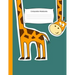 Composition Notebooks: 8.5 x 11,100 Wide Ruled Line Paper, Cute School Notebook, School Composition Notebooks, Back to school, Giraffe