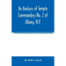 An analysis of Temple Commandery No. 2 of Albany, N.Y.