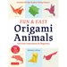 Fun & Easy Origami Animals: Full-Color Instructions for Beginners (Includes 20 Sheets of 6 Origami Paper)