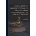Catalogue of Morbific Products, Nosodes, and Other Remedies in High Potencies