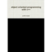 object oriented programming with c++