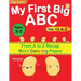 My First Big ABC Book Vol.10: Preschool Homeschool Educational Activity Workbook with Sight Words for Boys and Girls 3 - 5 Year Old: Handwriting Pract