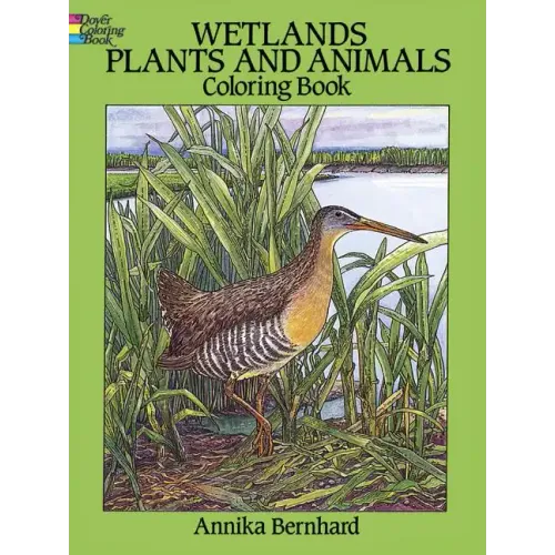 Wetlands Plants and Animals Coloring Book