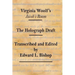 Virginia Woolf's "Jacob's Room": The Holograph Draft