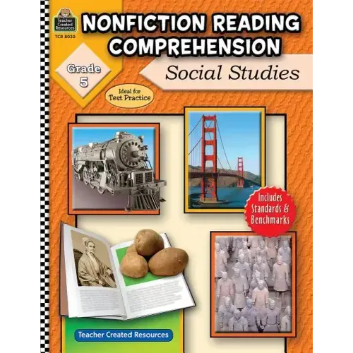 Nonfiction Reading Comprehension: Social Studies, Grade 5