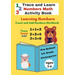 Trace and Learn Numbers Math Activity Book ages 3-6 Pre-School to 1st Grade
