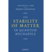 The Stability of Matter in Quantum Mechanics