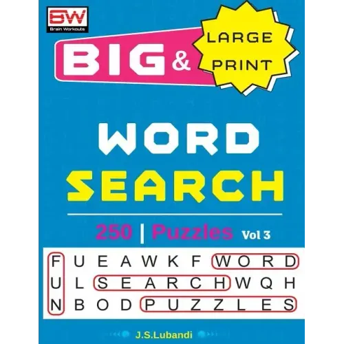 BIG & Large Print WORD SEARCH Puzzles