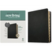 NLT Wide Margin Bible, Filament Enabled (Genuine Leather, Black, Indexed, Red Letter)