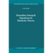Boundary Integral Equations in Elasticity Theory