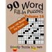 Word Fill-In Puzzles, Volume 16, 90 Puzzles, Over 140 words per puzzle