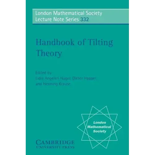 Handbook of Tilting Theory