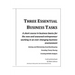 Three Essential Business Tasks: Good Bookkeeping, Timely Planning, Reliable Budgeting