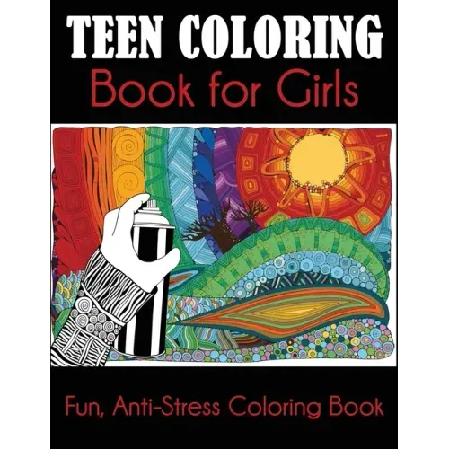Teen Coloring Book for Girls