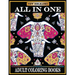 All in One Adult Coloring Books: New 220 Pages Coloring Books with Amazing Animals, Flowers, Mandalas, Birds, Mermaids, Girls, Fishes, Fairy, Dragons