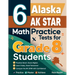 6 Alaska AK STAR Math Practice Tests for Grade 8 Students: A Complete Guide to Building Math Mastery and Excelling on the Alaska AK STAR Test