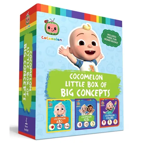 Cocomelon Little Box of Big Concepts (Boxed Set): Cocomelon Abcs; Cocomelon 123s; Cocomelon Colors