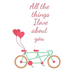 All the things i love about you: : Reasons i love you Notebook-Couple Notebook-Engagement Gift notebook-valentines day gift
