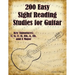 200 Easy Sight Reading Studies for Guitar