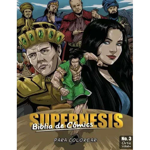 Supernensis Biblia De Comics No. 3: Para Colorear