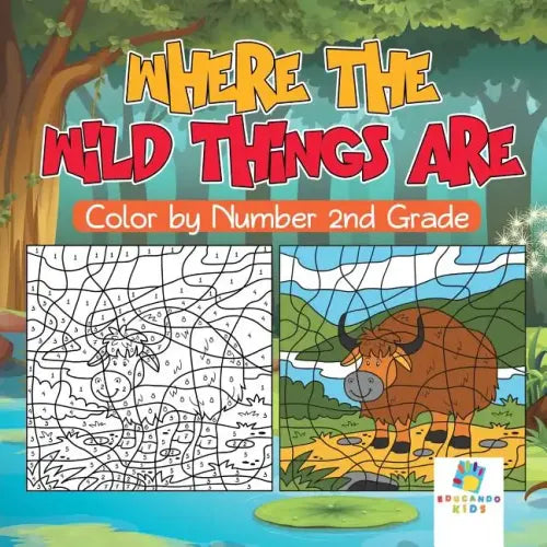 Where the Wild Things Are Color by Number 2nd Grade