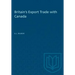 Britain's Export Trade with Canada