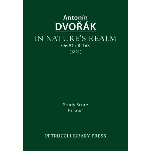 In Nature's Realm, Op.91 / B.168: Study score