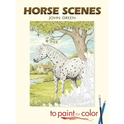 Horse Scenes to Paint or Color