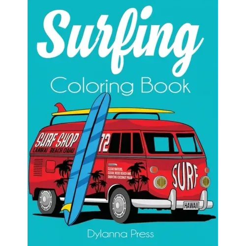 Surfing Coloring Book