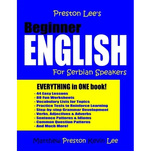 Preston Lee's Beginner English For Serbian Speakers