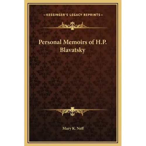 Personal Memoirs of H.P. Blavatsky