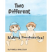 Two Different- Making Sandcastles: Fun Childrens Books Differences Siblings Twins getting along