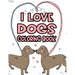 I Love Dogs Coloring Book: Little Dog Lovers Coloring Pages With Tracing Activities, Illustrations And Dog Designs To Color