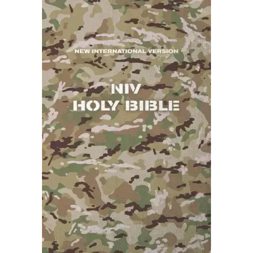 Niv, Holy Bible, Compact, Paperback, Military Camo, Comfort Print