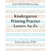 Kindergarten Printing Practice Letters Aa-Zz: HALV ROUNDTABLE Learning