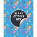 Blank Sticker Book: Mermaid Scales Softcover Blank Sticker Album, Sticker Album For Collecting Stickers For Adults, Blank Sticker ... Coll