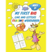 My First Big Lins and Letter Tracing Workbook For Preschoolers AGES 3+: From Fingers to Crayons, Home school, pre-k and kindergarten lines, shapes let