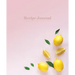 Recipe Journal - Lemons