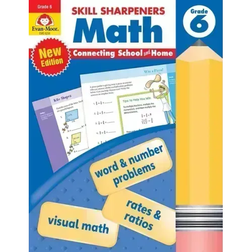 Skill Sharpeners: Math, Grade 6 Workbook