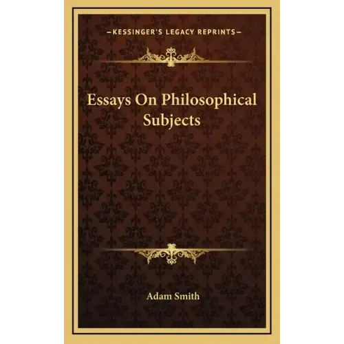 Essays on Philosophical Subjects