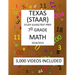 7th Grade TEXAS STAAR, MATH: 2019: 7th Grade Texas Assessment Academic Readiness MATH Test prep/study guide